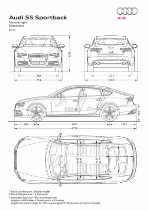 Audi S5 Sportback 2011 года  (WW)